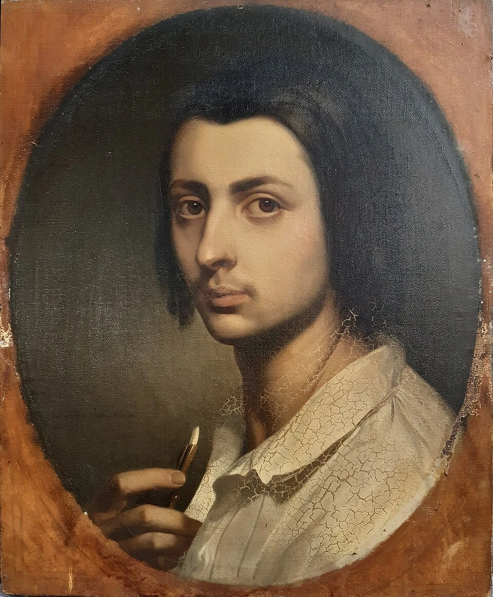 1821-Louis François Marie Roulin - Autoritratto